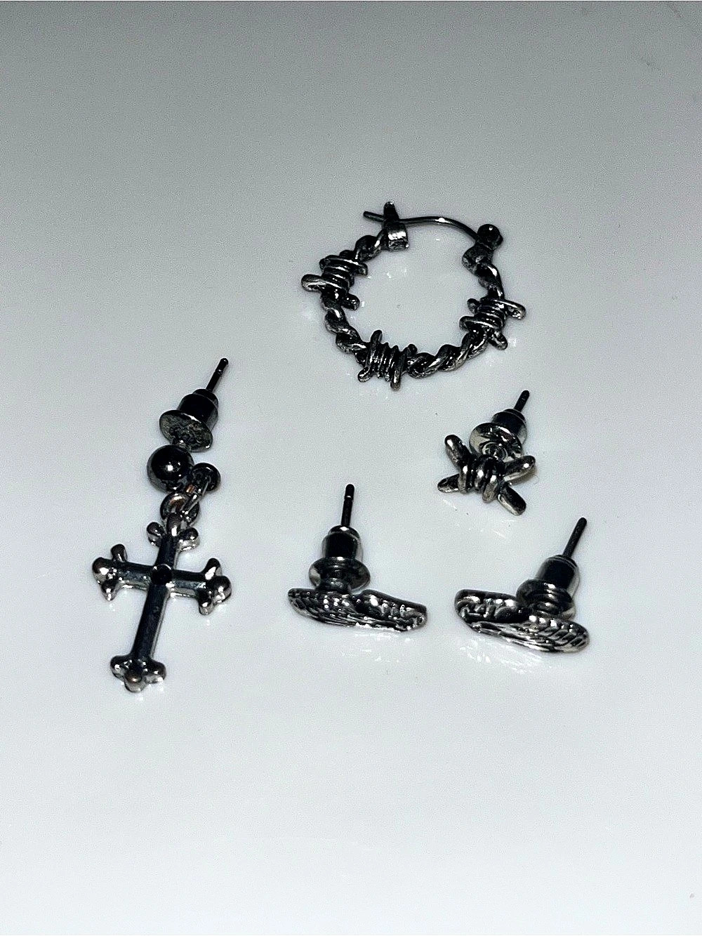 Cross Jewelry Set in Black & Silver Like New